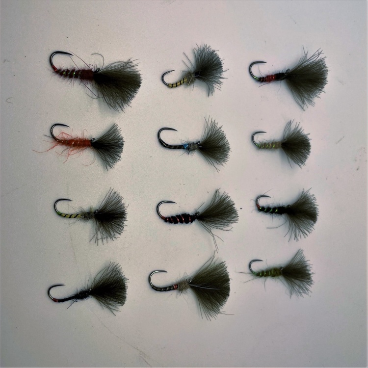 Caledonia Flies Barbless CDC Emerger Collection #12-16 Fishing Fly Assortment